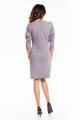 Sukienka A133 gray-5 9767  | 914-Gray-SM