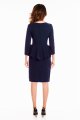 Sukienka A132 navy-3 9769  | 915-Navy-S
