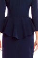 Sukienka A132 navy-4 9769  | 915-Navy-S
