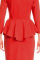 Sukienka A132 red-4 9770  | 915-Red-S