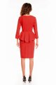Sukienka A132 red-7 9770  | 915-Red-S