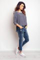 Bluzka M087 gray-2 9777  | 920-Gray-SM