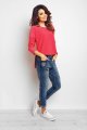 Bluzka M087 pink-1 9778  | 920-Pink-SM