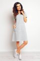 Sukienka M073 gray-1 9780  | 921-Gray-S