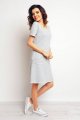 Sukienka M073 gray-2 9780  | 921-Gray-S