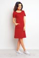 Sukienka M073 red-2 9782  | 921-Red-S