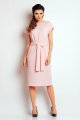 Sukienka A142 powder pink-1 9799  | 94-Powder pink-S
