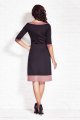 Sukienka A077 black-pink-2 9805  | 944-Black-Pink-L