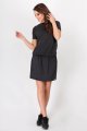 Sukienka A093 graphite-2 9820  | 963-Graphite-S