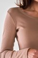 Bluzka M284 beige-2 9838  | 972-Beige-S