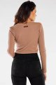 Bluzka M284 beige-6 9838  | 972-Beige-S