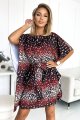287-23 SOFIA Sukienka motyl z wiązaniem w pasie - JAGUAR-1 10075