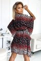 287-23 SOFIA Sukienka motyl z wiązaniem w pasie - JAGUAR-3 10075