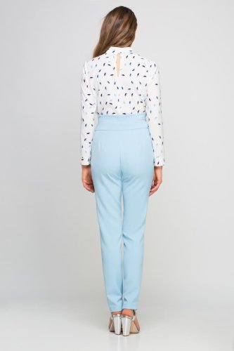 Spodnie z Szarfą Błękitne LSD113 