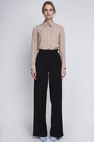 Szerokie Spodnie Czarne LSD111