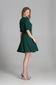 Sukienka o rozkloszowanym dole, SUK156 zielona-1 4928