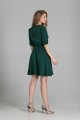 Sukienka o rozkloszowanym dole, SUK156 zielona-4 4928