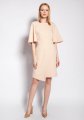 Sukienka dopasowana, SUK187 beż-1 10416