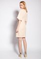 Sukienka dopasowana, SUK187 beż-2 10416