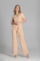 Kombinezon z dekoltem typu carmen, KB116 beż-2 6928