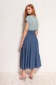 Spódnica na guziki, za kolano, SP131 jeans-3 7464