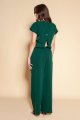 Elegancki kombinezon z odkrytymi plecami, KB121 zielony-3 10424