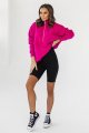 Fuksjowa bluza Shannon z zamkiem i przeszyciami-4 10447  | 1221-XS/S