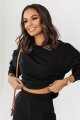 Czarna krótka bluza Lamia-1 10450  | 1230-XS/S