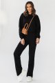 Czarna krótka bluza Lamia-2 10450  | 1230-XS/S