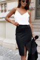 Ołówkowa spódnica Lina z przeszyciem-2 8576  | 1331-XS/S