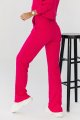 Różowe spodnie dresowe z przeszyciami Lamia-4 8235  | 1233-XS/S