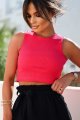 Krótki malinowy top Lucie-3 8429  | 1289-S