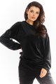 Bluza A374 black-7 7209  | 634-Black-S