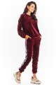 Spodnie A375 claret-3 7212  | 635-Claret-S
