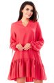 Sukienka M146 fuchsia-4 2700  | 435-Fuchsia-SM