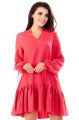 Sukienka M146 fuchsia-5 2700  | 435-Fuchsia-SM