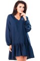 Sukienka M146 navy-2 2699  | 435-Navy-SM