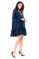 Sukienka M146 navy-6 2699  | 435-Navy-SM