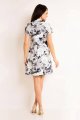 Sukienka A171 flowers navy-3 2107  | 938-Flowers Navy-S