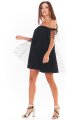 Sukienka A355 black-3 10797  | 14928-Black-LXL