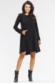 Sukienka A661 black-2 10801  | 15548-Black-LXL