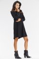 Sukienka A661 black-3 10801  | 15548-Black-LXL