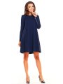 Sukienka A661 navy-2 10803  | 15548-Navy-LXL