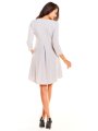Sukienka A663 gray-3 10807  | 15550-Gray-L