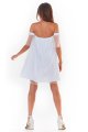 Sukienka A355 white-5 10811  | 14928-White-LXL