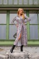 Sukienka A665 black-white pattern-1 10813  | 15552-Black-White pattern-L
