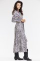 Sukienka A665 black-white pattern-3 10813  | 15552-Black-White pattern-L