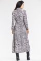 Sukienka A665 black-white pattern-4 10813  | 15552-Black-White pattern-L