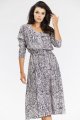 Sukienka A666 black-white pattern-1 10816  | 15553-Black-White pattern-L