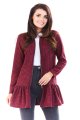 sweter, a193, bordo, awama, baskinką, zapinany, sklep, online